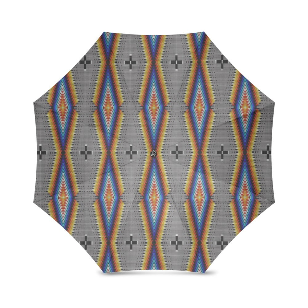 Diamond in the Bluff Grey Foldable Umbrella