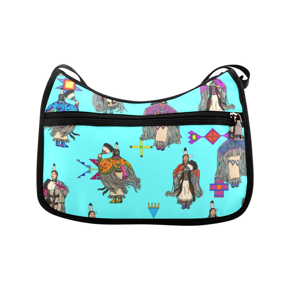 Women's Tradish Dancers Turquoise Crossbody Bag