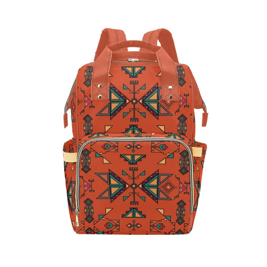 Arrow Dawn Orange Multi-Function Diaper Backpack/Diaper Bag