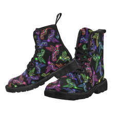 Load image into Gallery viewer, Neon Floral Hummingbirds Boots
