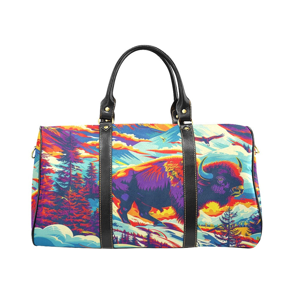 Sunset Animals Small Travel Bag