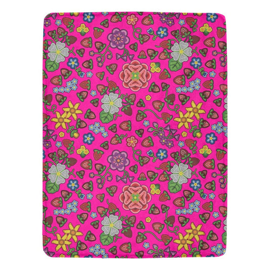 Berry Pop Blush X-Large Micro Fleece Blanket