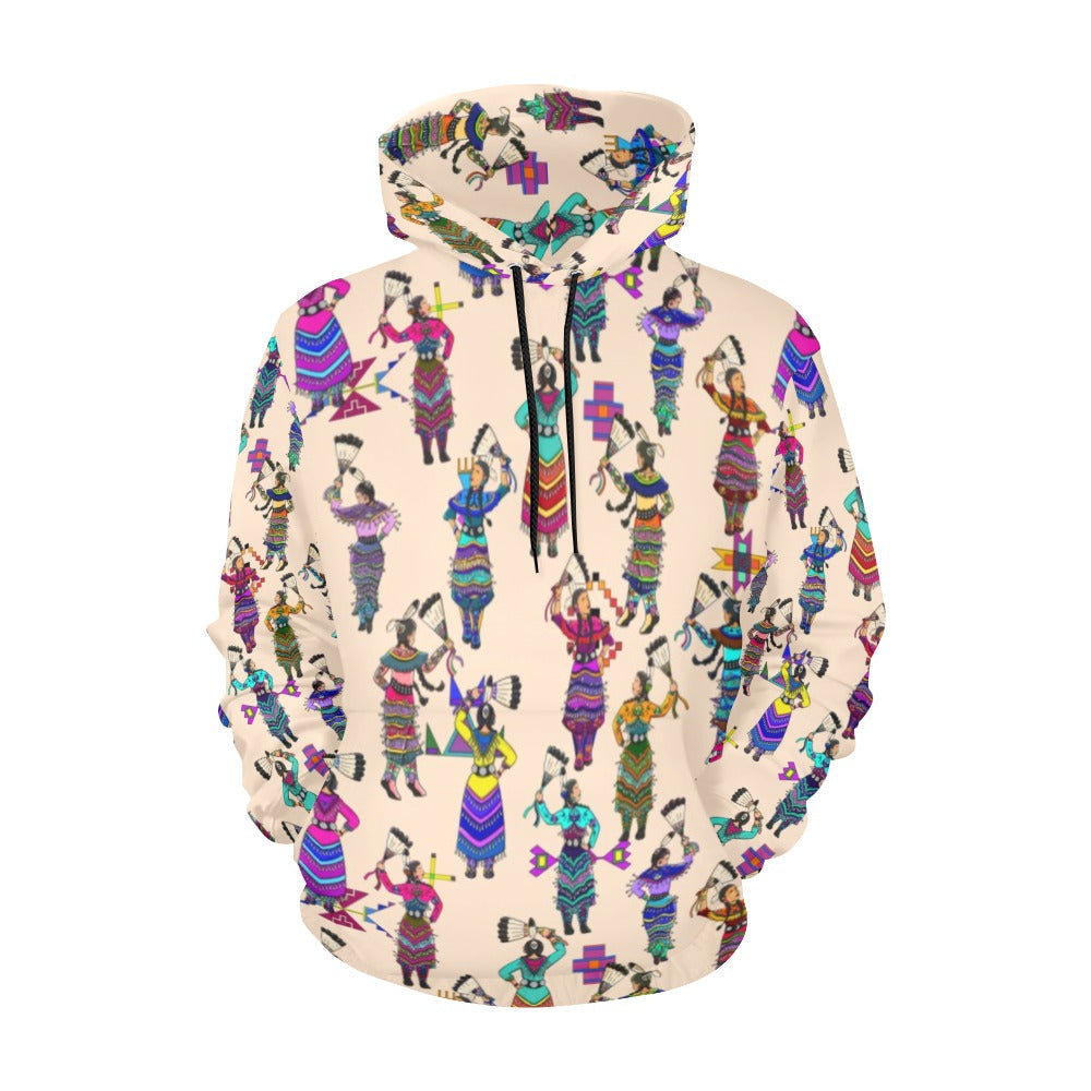 Women's Jingle Dancers Muslin Hoodie for Women (USA Size)