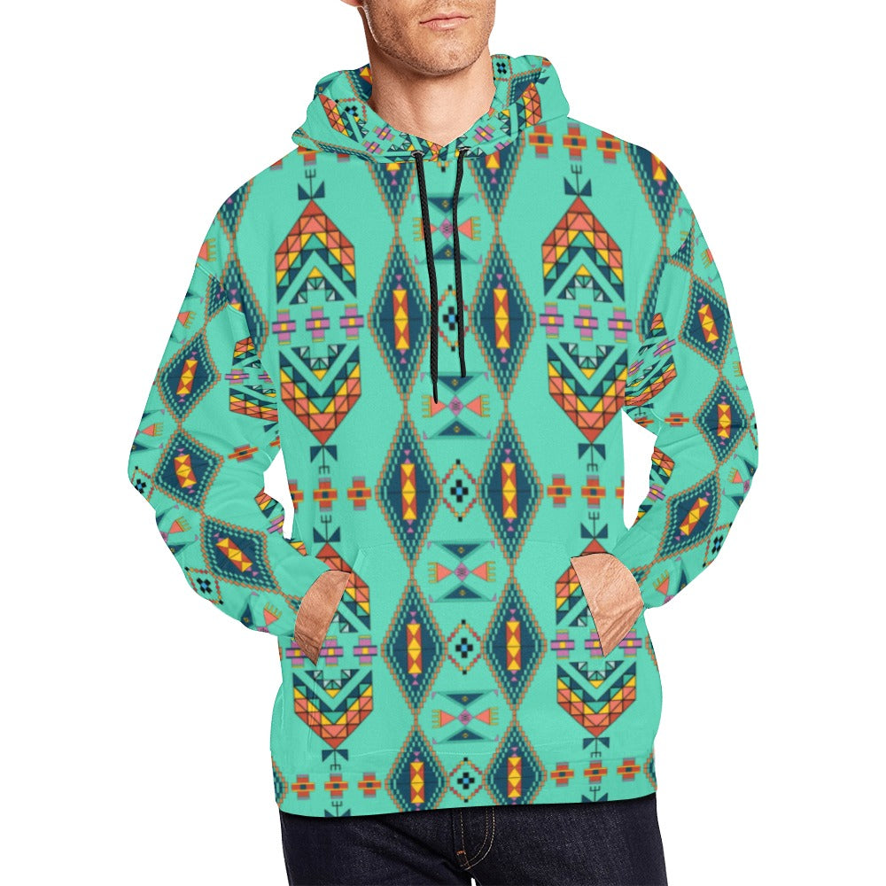 Travois Tipi Smoky Sky Hoodie for Men