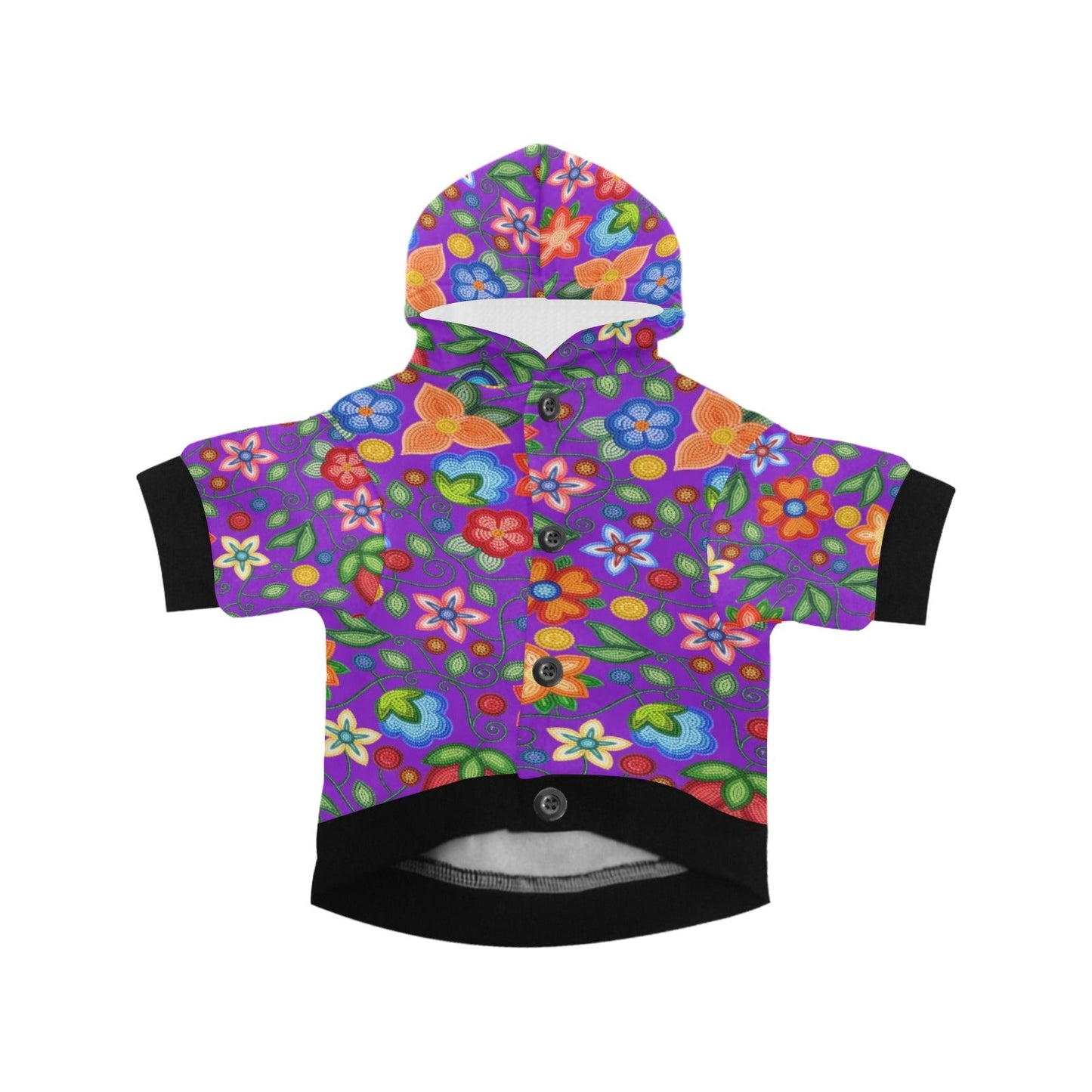 Morning Harmony Purple Pet Hoodie