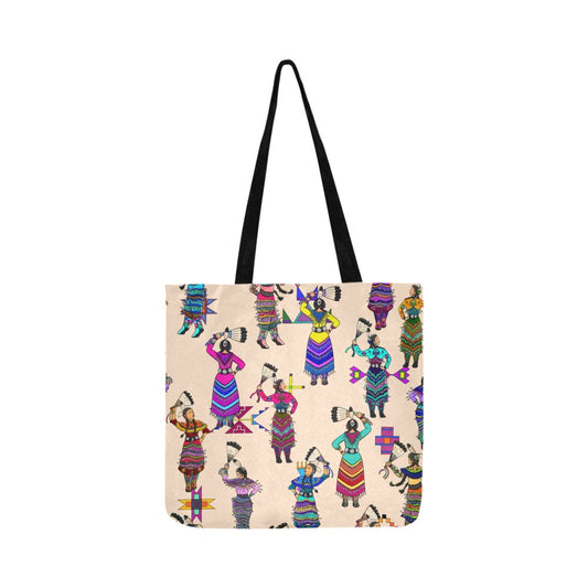 Women's Jingle Dancers Muslin Reusable Shopping Bag