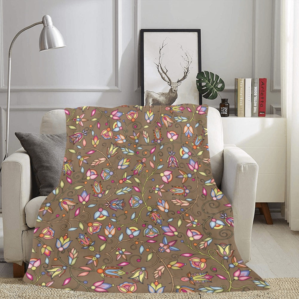 Buffalo Bloom Earth Song X-Large Micro Fleece Blanket