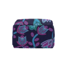 Load image into Gallery viewer, Beaded Blue Nouveau Multi-Function Diaper Backpack/Diaper Bag
