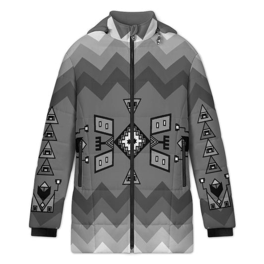 Thunder Drum Women's Hooded Puffer Coat