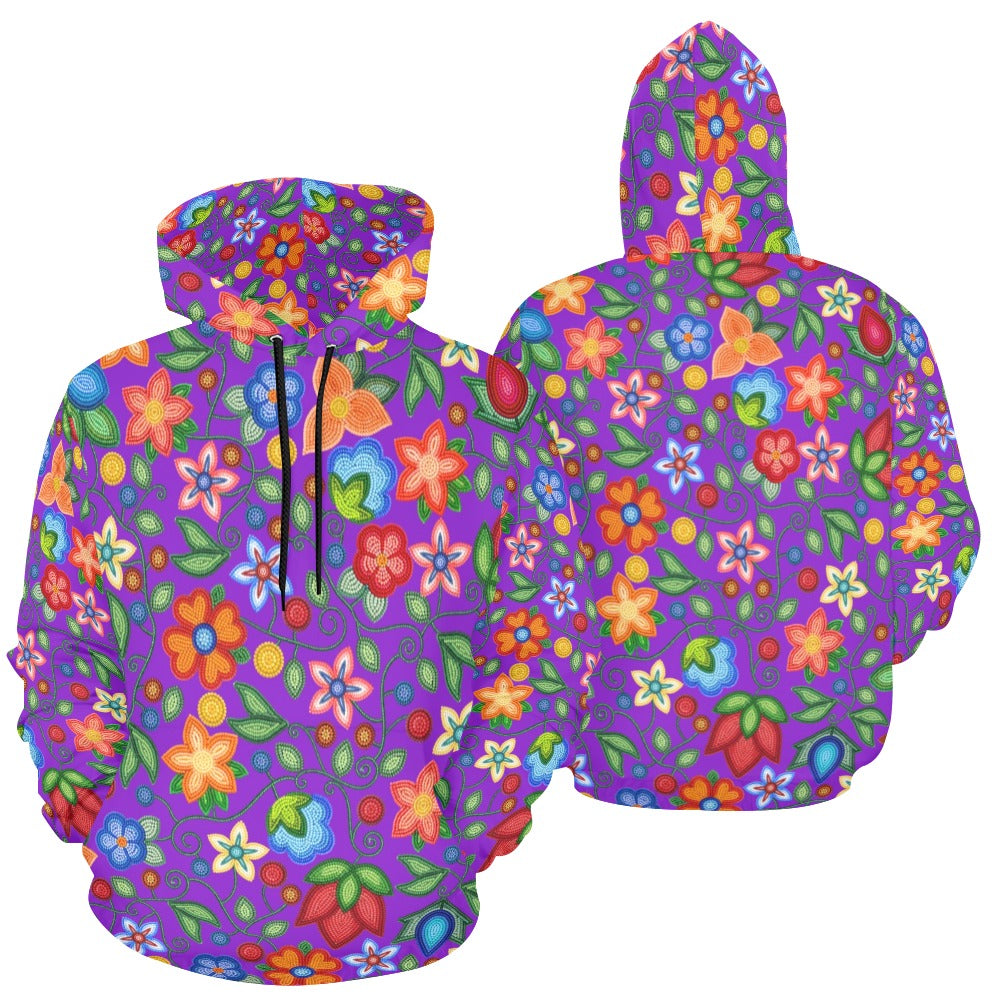 Morning Harmony Purple Hoodie for Men