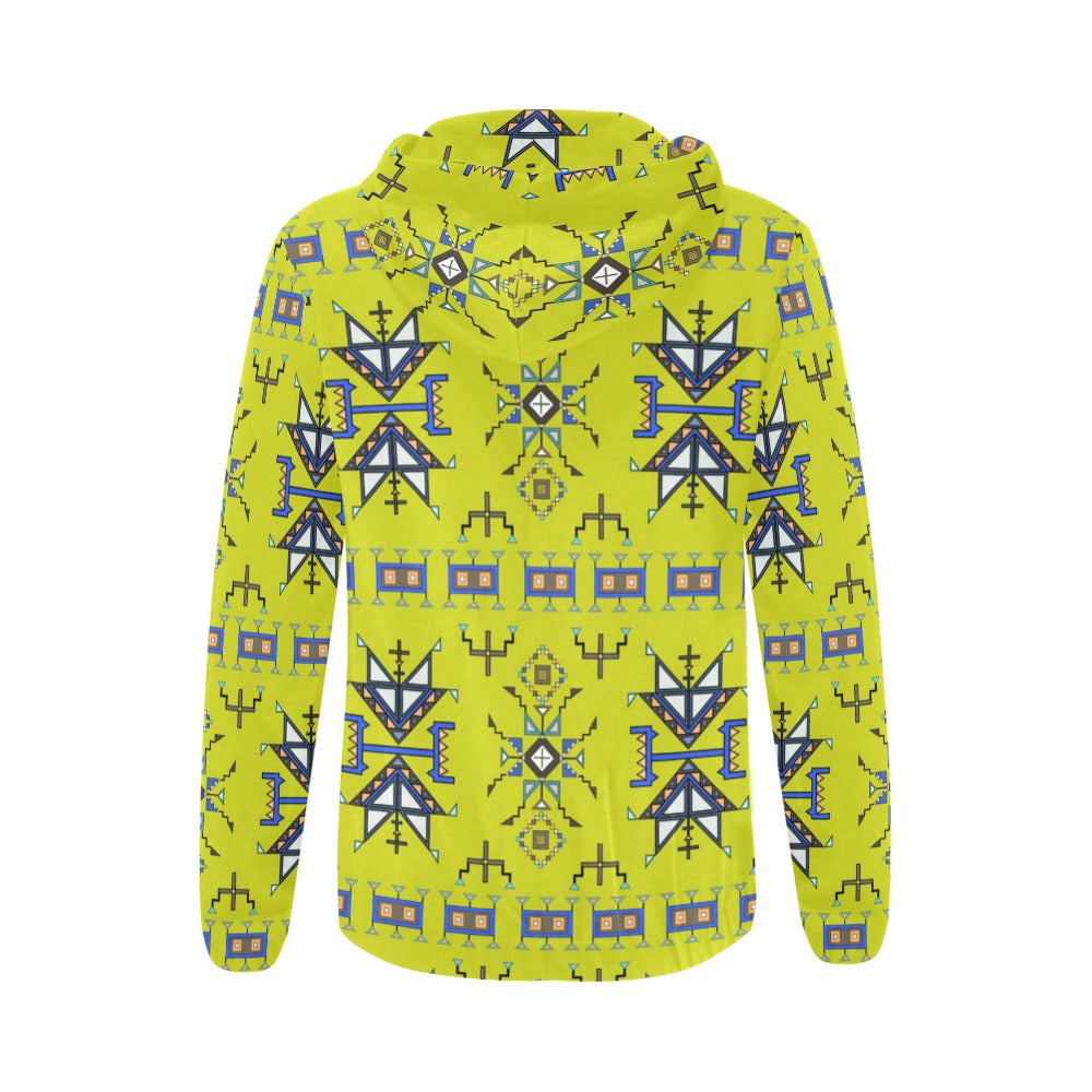 Eagle Strike Lime Full Zip Hoodie for Women