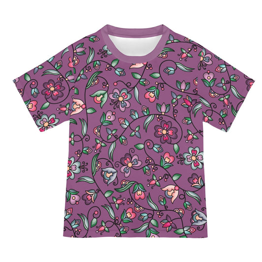 Amber Evening Garland Purple Tee