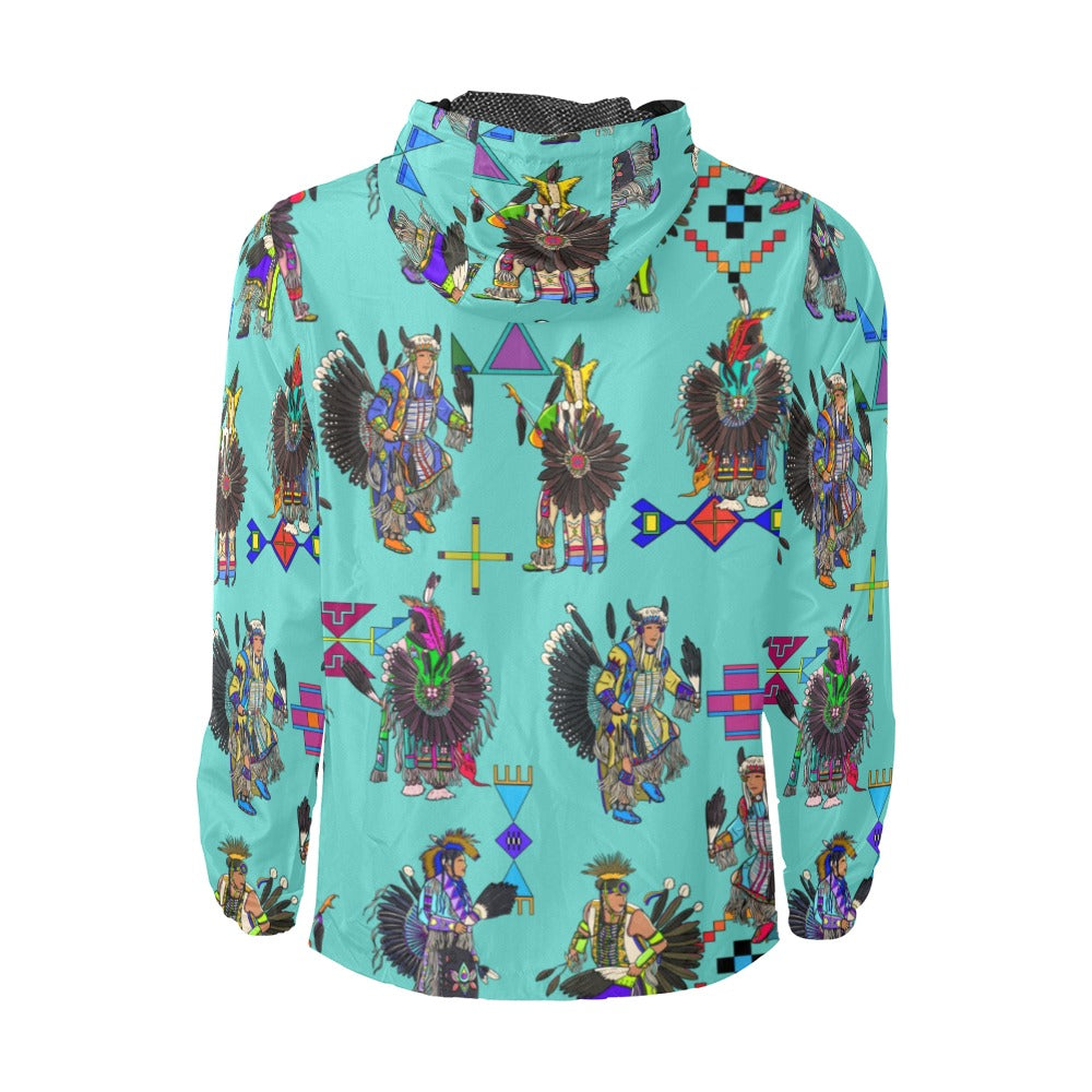 Men's Tradish Dancers Eggshell Blue Men's Windbreaker