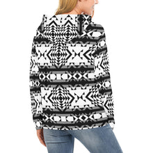 Load image into Gallery viewer, Black Rose Blizzard Hoodie for Women
