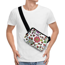 Load image into Gallery viewer, Berry Pop White Belt Bag
