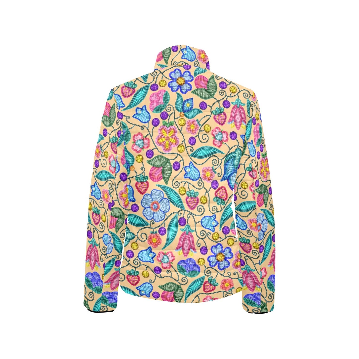 Sweet Offering Cream Stand Collar Jacket