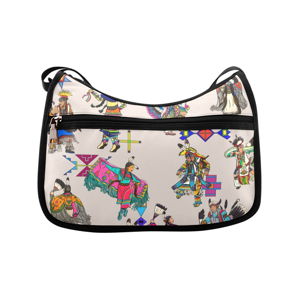 Grand Entry Dancers Muslin Crossbody Bag
