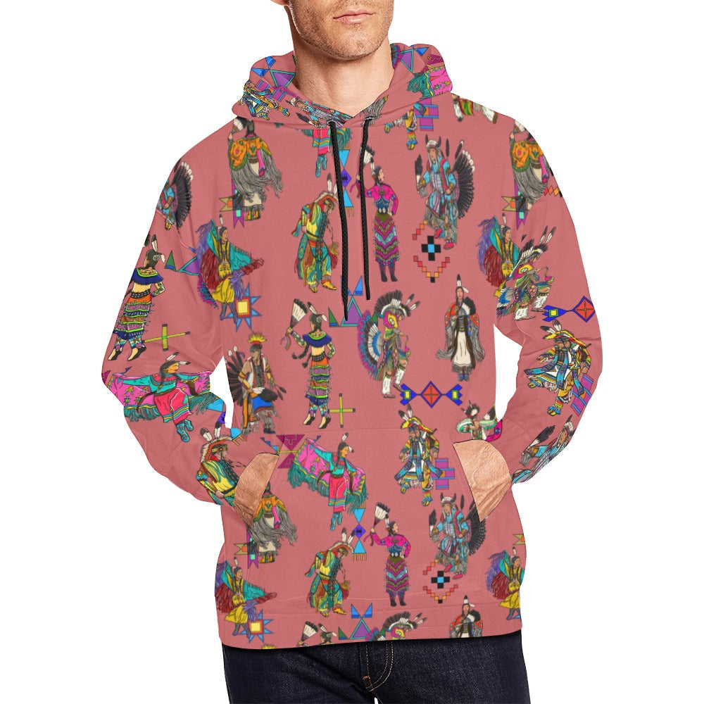 Grand Entry Dancers Terra Cotta Hoodie for Men