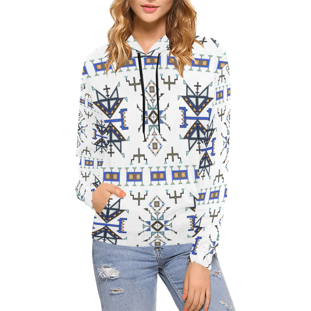 Eagle Strike White Hoodie for Women (USA Size)