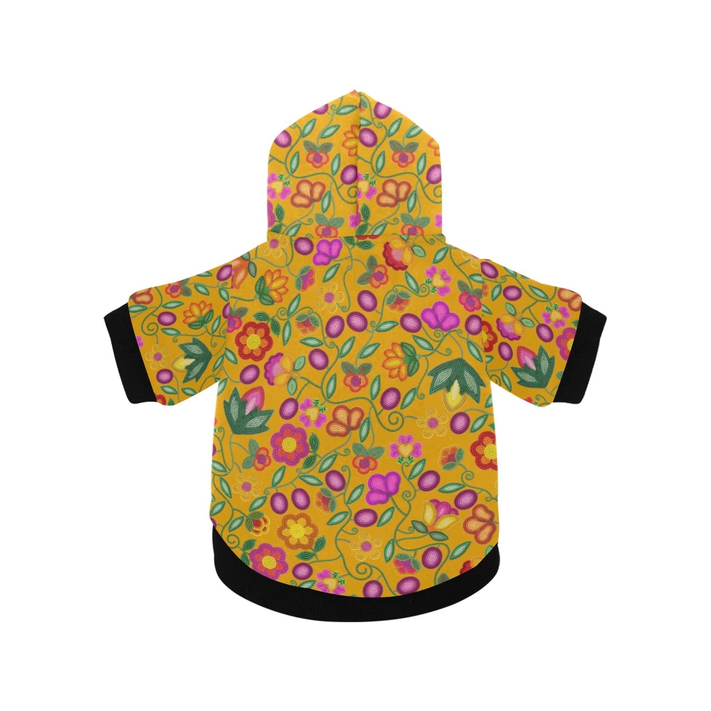 Boreal Bounty Yellow Pet Hoodie