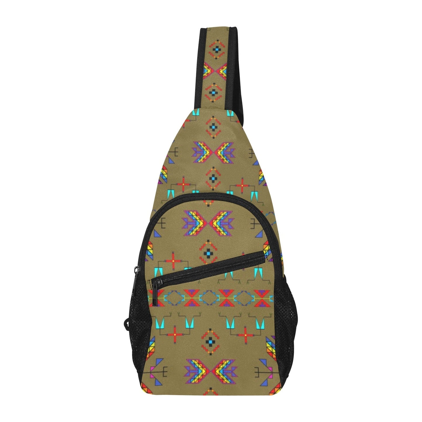 Rainy Chief Rainbow Sage Grass Chest Bag
