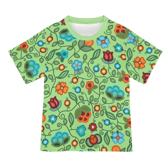 Prairie Fire Petals Sage Tee