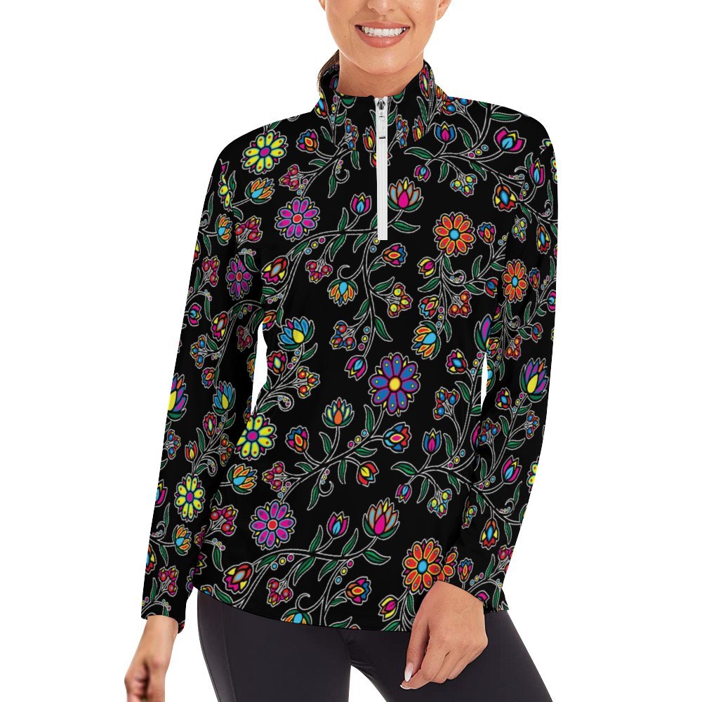 Cosmic Whisper Black Mini Master Long Sleeve Yoga Shirt