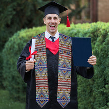 Load image into Gallery viewer, Medicine Blessing White Graduation Stole
