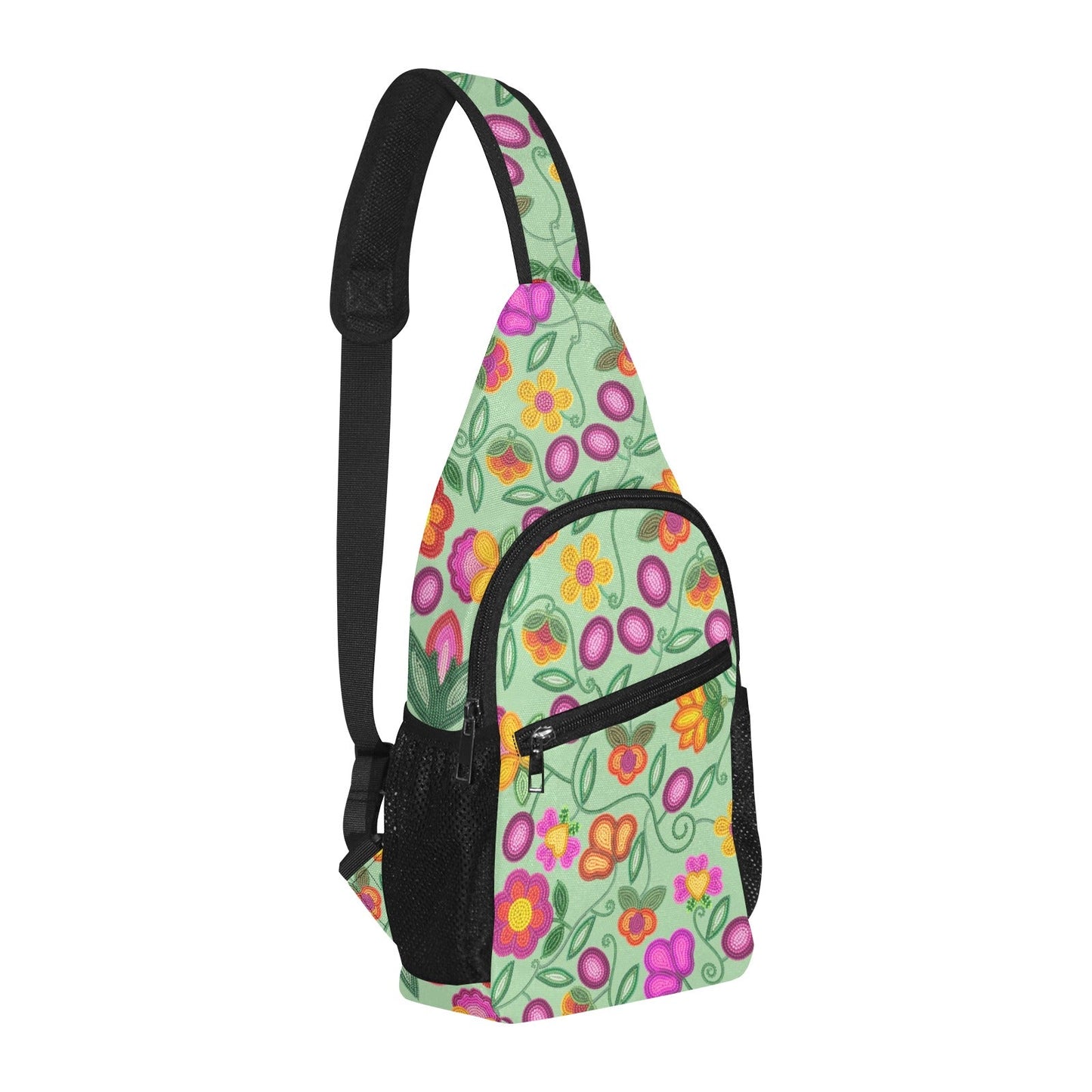 Boreal Bounty Green Chest Bag