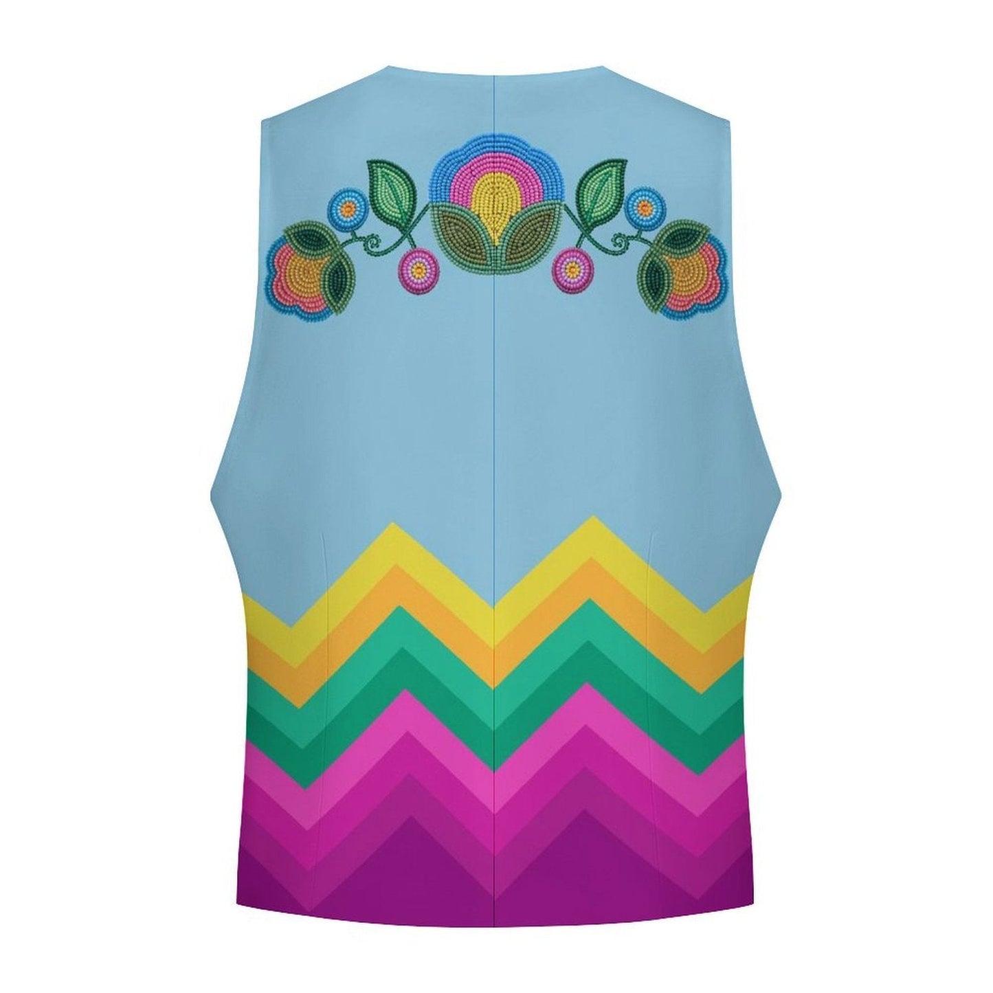 Turquoise Sunbeam Women's Sleeveless Suit Vest