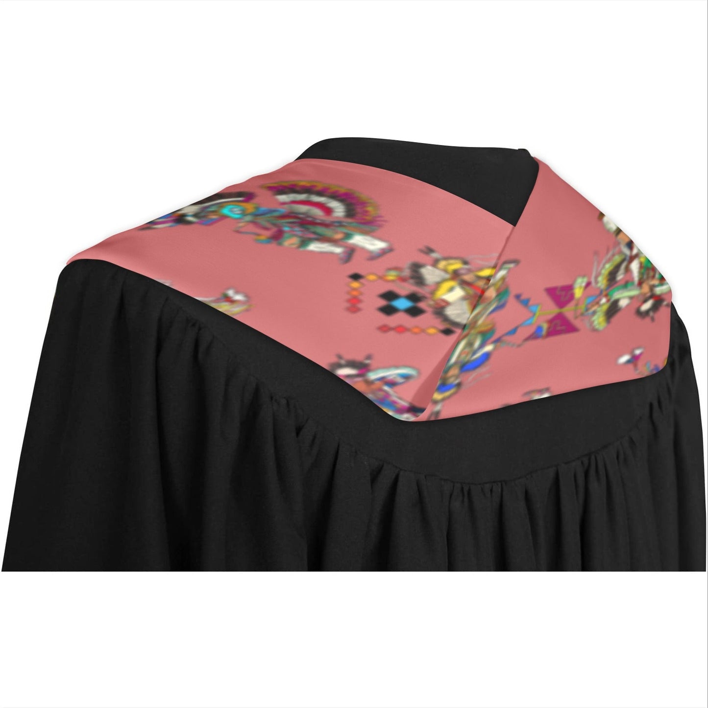 Men's Fancy Dancers Terra Cotta Graduation Stole