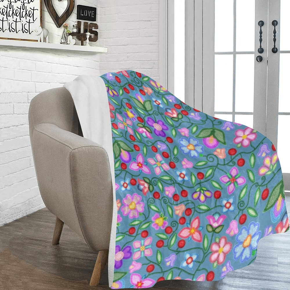 Petal Harmony River X-Large Micro Fleece Blanket