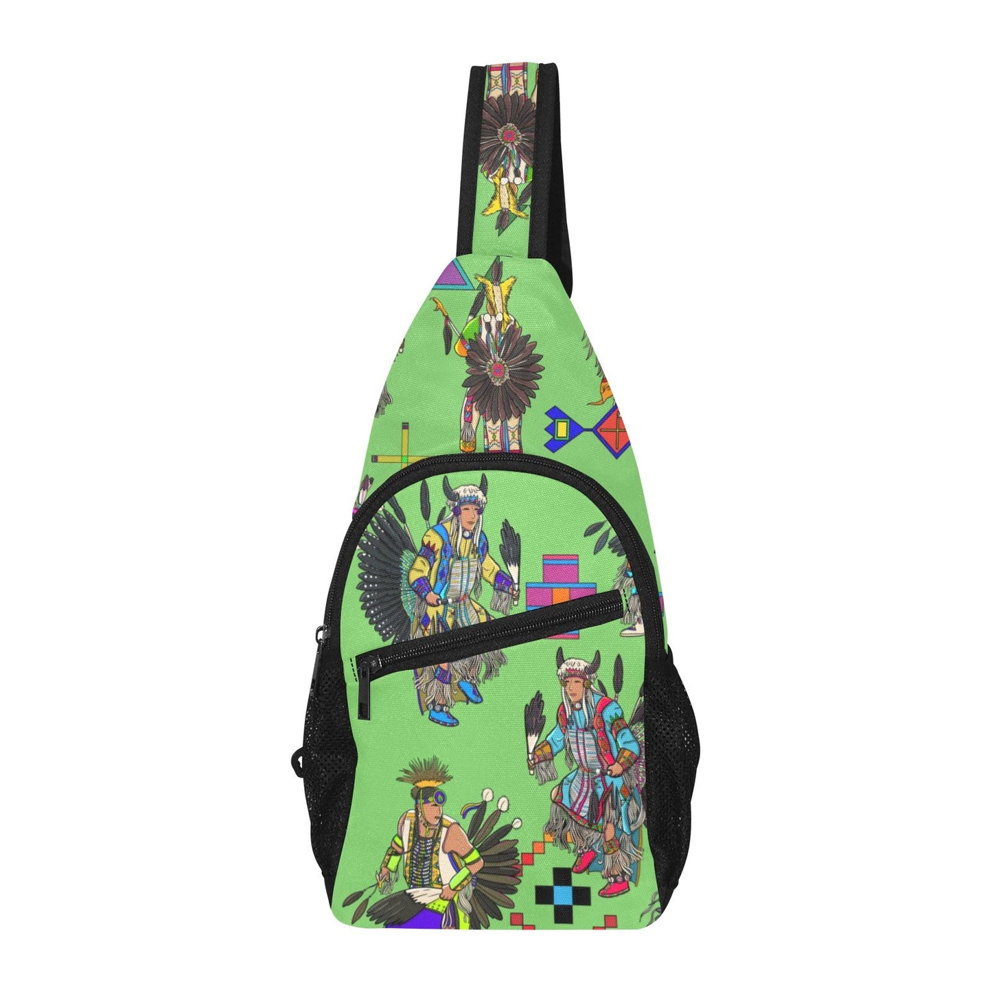 Men's Tradish Dancers Grass Chest Bag
