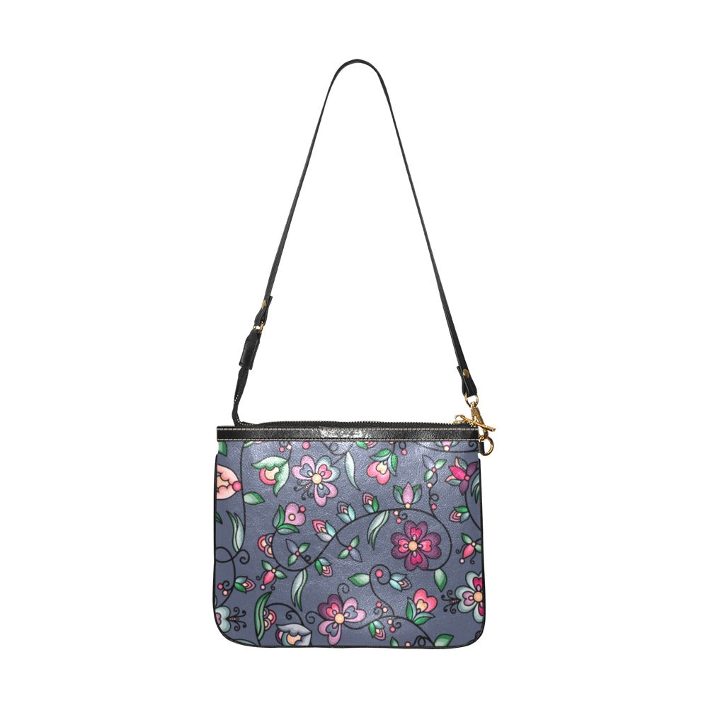 Amber Evening Garland Blue Small Shoulder Bag