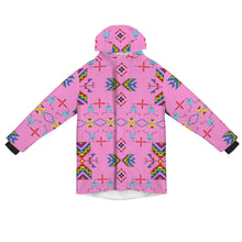 Load image into Gallery viewer, Rainbow Chief Rainbow Blush Unisex Sherpa Lined Hooded Coat
