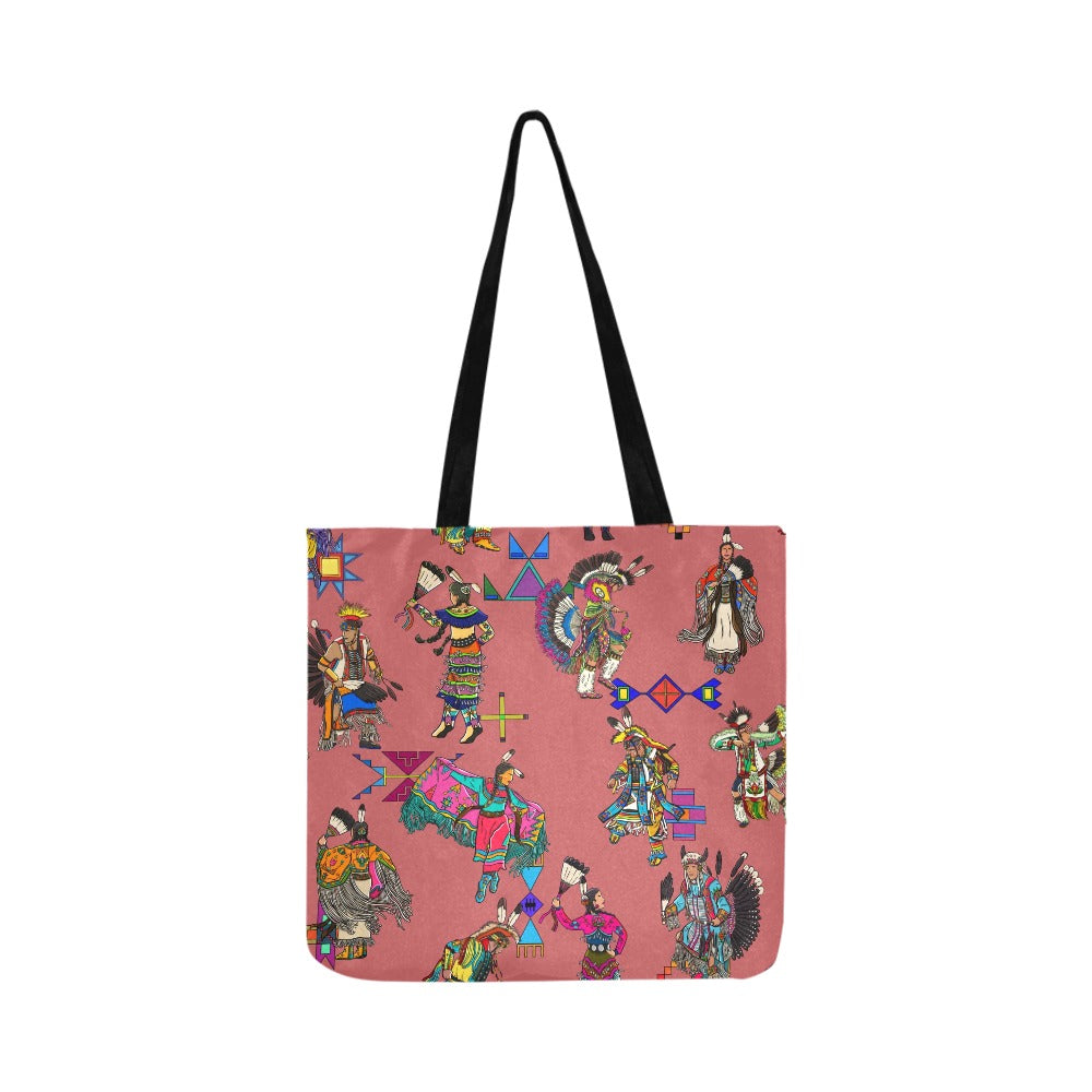 Grand Entry Dancers Terra Cotta Reusable Shopping Bag