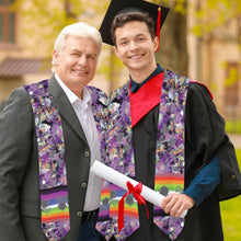 Load image into Gallery viewer, Culture in Nature Purple Graduation Stole
