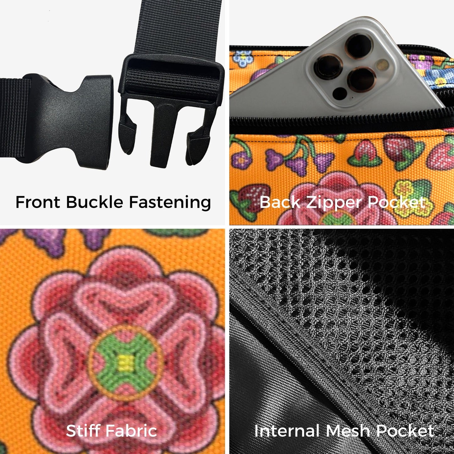 Berry Pop Carrot Belt Bag