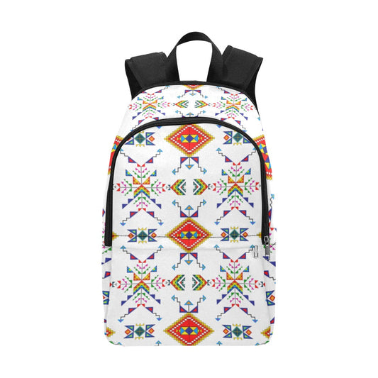 Buffalo Jump White Backpack
