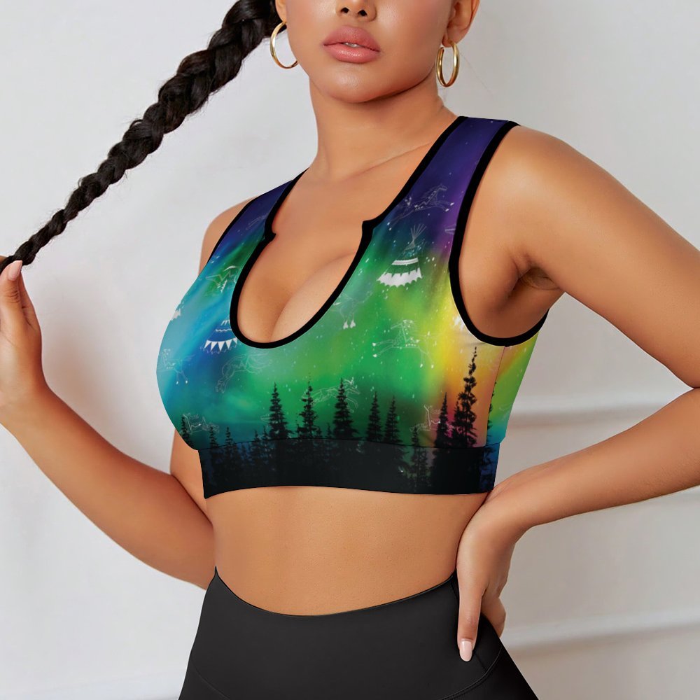 Aurora Medicine Animals Yoga Top