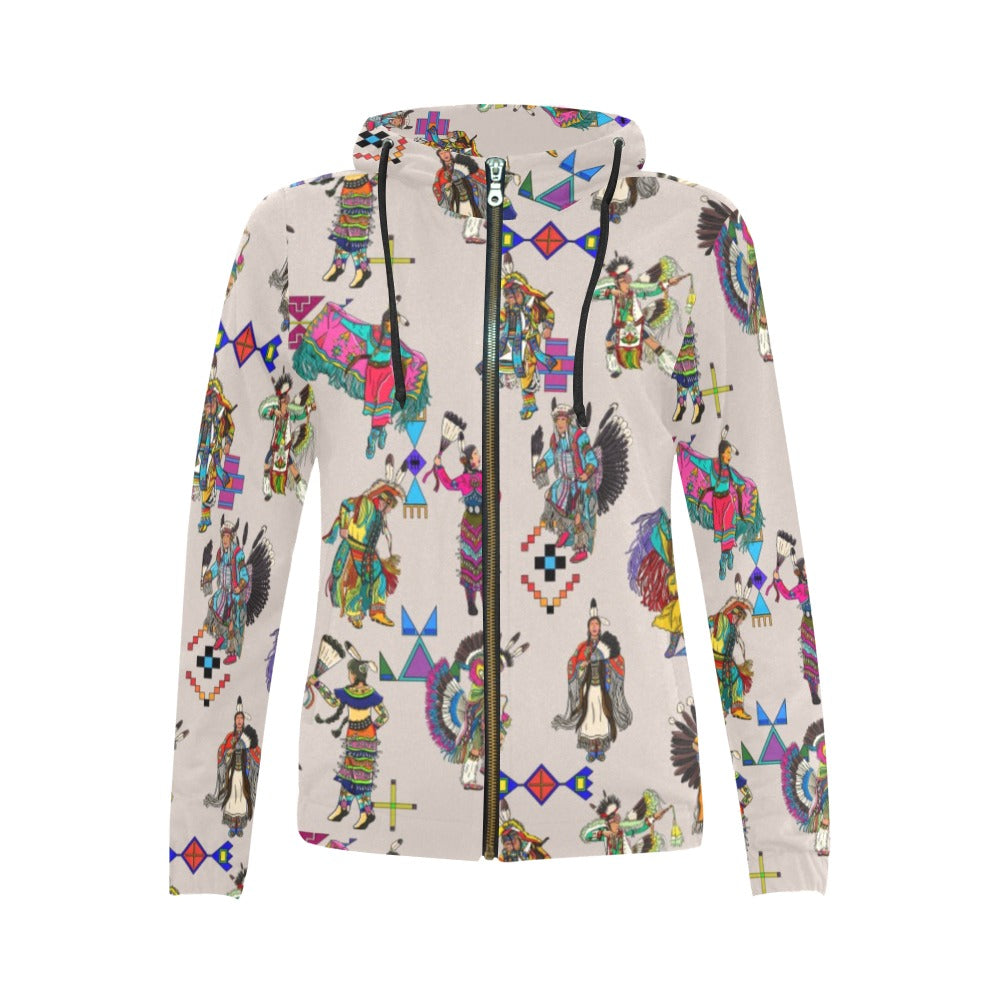 Grand Entry Dancers Full Zip Hoodie for Women