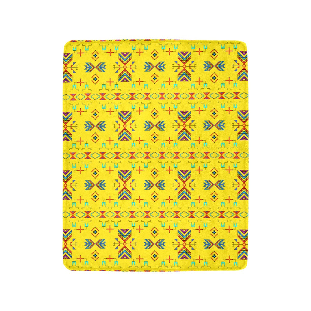 Rainbow Chief Rainbow Yellow Ultra-Soft Micro Fleece Blanket 40"x50"