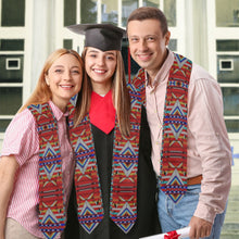 Load image into Gallery viewer, Medicine Blessing Red Graduation Stole
