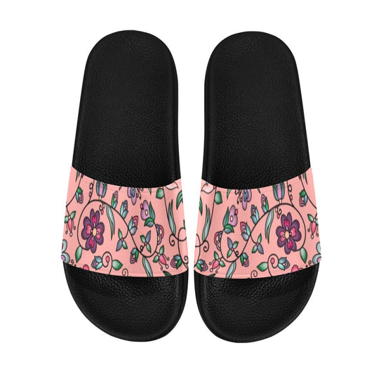 Amber Evening Garland Peach Slide Sandals