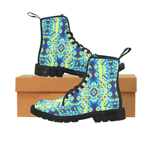 Kaleidoscope Jaune Bleu Boots