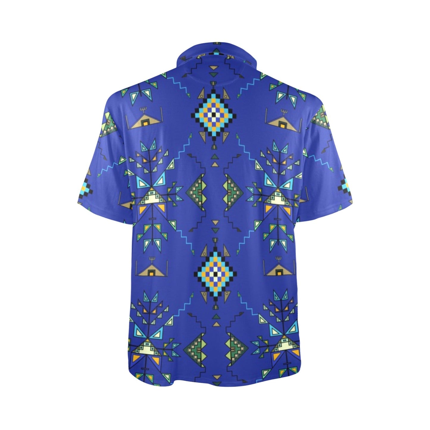 Bear Shield Dark Blue Polo Shirt