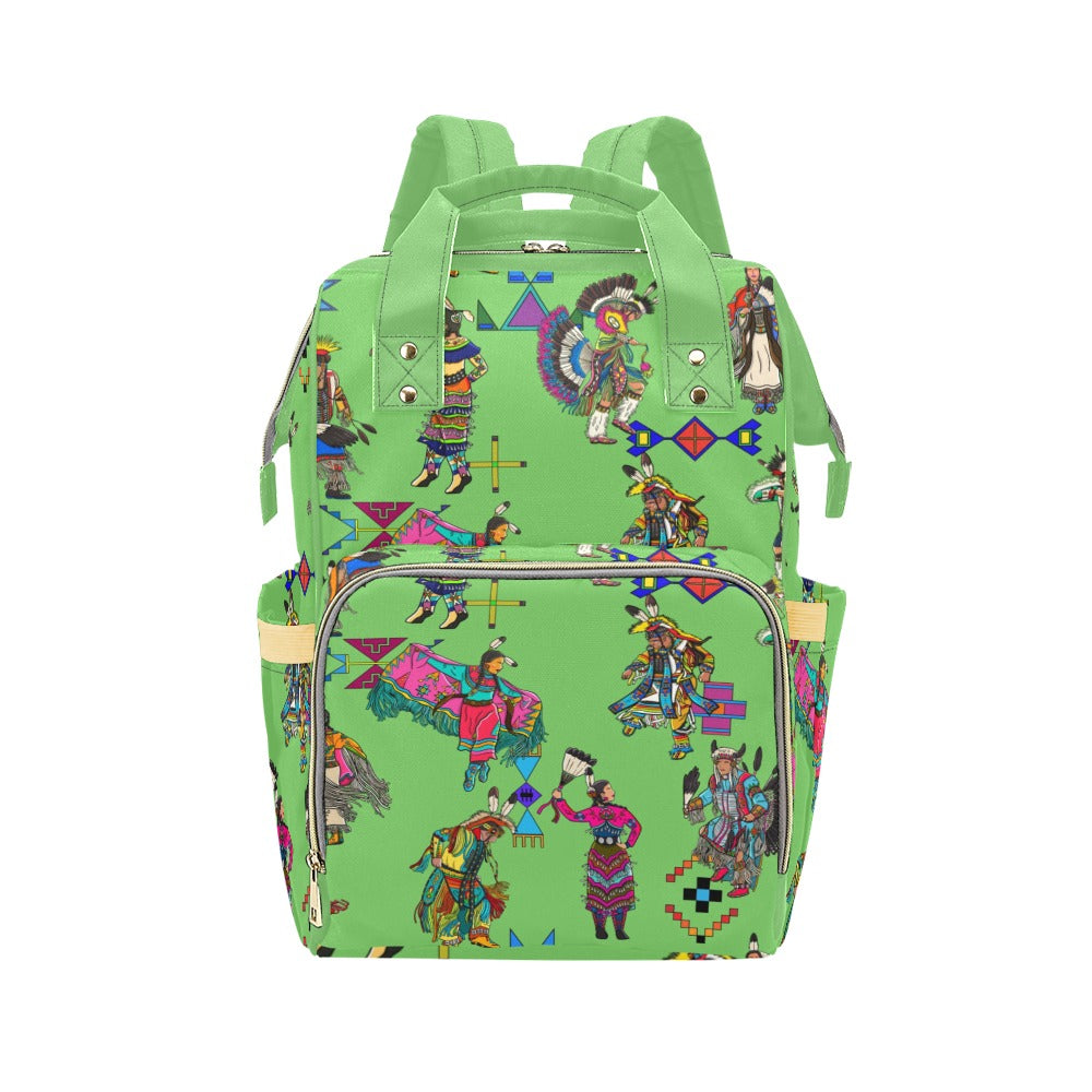 Grand Entry Dancers Grass Multi-Function Diaper Backpack
