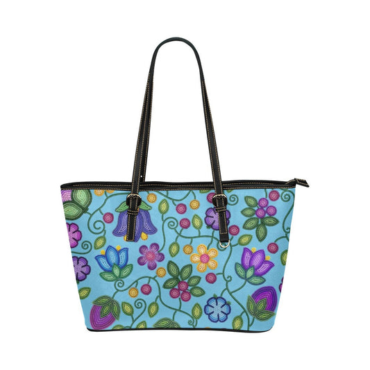 Bloom Uplift Sky Leather Tote