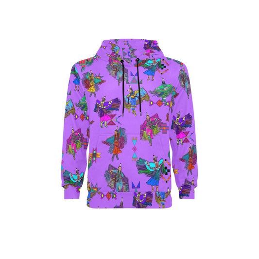 Women's Fancy Dancers Purple Fleece Hoodie