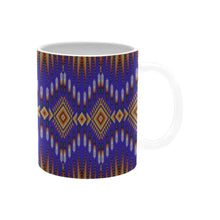 Load image into Gallery viewer, Fire Feather Blue Mug
